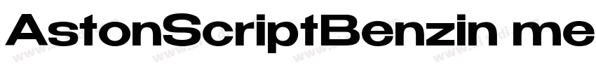 AstonScriptBenzin me字体转换